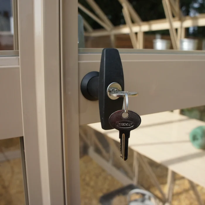 Elite Door Handle with Lock and Key